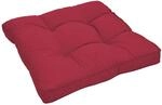 Beautissu Xluna Loungekissen Sitz 60x60x10cm Rot