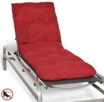 Beautissu Flair RL Rollliegenauflage 190x60x8cm Rot