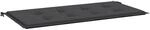 vidaXL Gartenbank-Auflage Schwarz 120x50x4 cm Oxford-Gewebe 47618