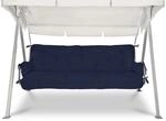 Beautissu Flair HS Hollywoodschaukelauflage 180x50x8cm Dunkelblau