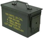 HMF 70011 Munitionskoffer US Ammo Box Metallkiste 30 x 19 x 16 cm Gr&uuml;n
