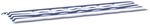 vidaXL Gartenbank-Kissen Blau und Wei&szlig; 180 x 50 x 4 cm Oxford Stoff 361179