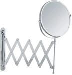 Wenko Kosmetik-Wandspiegel Teleskop Exclusiv Chrom gl&auml;nzend