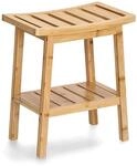 Zeller Hocker mit Ablage 46 cm x 25 cm x 40 cm Bambus