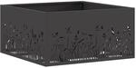 vidaXL Feuerstelle Schwarz 60 x 60 x 30 cm Stahl 858926