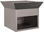 vidaXL Feuerstelle Rostig 50 x 50 x 40 cm Wetterfeststahl 874582