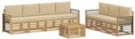 vidaXL Sofagarnituren Massivholz Akazie 3391528