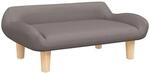 vidaXL Kindersofa Taupe 70x40x24 cm Stoff 3196347