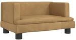 vidaXL Kindersofa Braun 60x40x30 cm Samt 3196322