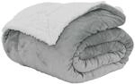 vidaXL &Uuml;berwurfdecke Grau 130 x 150 cm Fleece 42016985