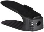 Relaxdays Schuhstapler 15er Set Kunststoff Schwarz Rutschfest 12,5 cm x 10 cm x 25 cm