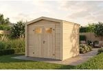 Weka Holz-Gartenhaus Killarney Satteldach Natur Unbehandelt 261 cm x 263 cm
