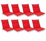 Beautissu Base NL Niederlehner 100x50x6cm Rot 8tlg