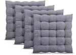 Bestlivings Stuhlkissen Lissabon 40 x 40 cm Hellgrau 4er Pack