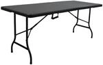 CHEFGASTRO Buffettisch Klappbar 180x74cm Gartentisch Wetterfest Mit Tragegriff 8