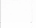 vidaXL Zaun mit Pfosten Silber 1,6 x 50 m Stahl 3337053
