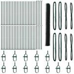 vidaXL Zaunpfosten Gr&uuml;n 100 x 1,6 m 36 mm Maschen Stahl und PVC 3353603