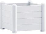 Furnicato Garten-hochbeet Pp Wei&szlig; 43x43x35 Cm