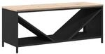 vidaXL Brennholzregal mit Holzplatte Schwarz 100,5x35,5x40 cm 864255
