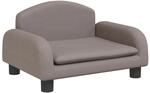 vidaXL Kindersofa Taupe 50x40x30 cm Stoff 3196372