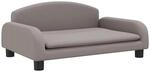vidaXL Kindersofa Taupe 70x45x30 cm Stoff 3196361
