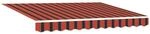 vidaXL Einziehbare Markise Orange und Braun 300 x 250 cm 3329941