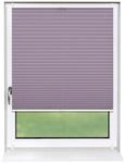 Deco-Raum Plissee Basic ohne Bohren 110x150cm Flieder Blickdicht Klemmfix