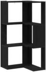 vidaXL B&uuml;cherregal Schwarz Eichen-Optik 50 x 50 x 102 cm 868050