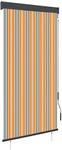 vidaXL Au&szlig;enrollo 100 x 250 cm Gelb und Blau 145956