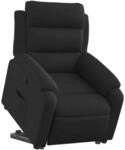 vidaXL Relaxsessel mit Aufstehhilfe Schwarz Stoff 3204982