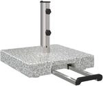 vidaXL Sonnenschirmst&auml;nder Grau 41 x 41 x 37 cm Granit 42002808