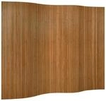 vidaXL Paravent Braun Breite 250 cm H&ouml;he 165 cm Bambus 376992