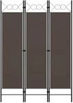 vidaXL 3 Tlg Raumteiler Anthrazit 120 x 180 cm 320701