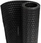 vidaXL Balkon-Sichtschutz Schwarz 600x100 cm Poly Rattan 156306