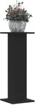 vidaXL Pflanzenst&auml;nder 2 Stk Schwarz 30x30x80 cm Holzwerkstoff 3307865