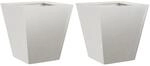 vidaXL Pflanzk&uuml;bel 2 Stk 30x30x30 cm Edelstahl 851047