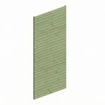 Skan Holz Seitenwand Profilschalung 141 cm x 330 cm Gr&uuml;n