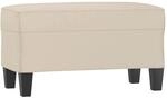 vidaXL Sitzbank Creme 70x35x41 cm Mikrofasergewebe 349449