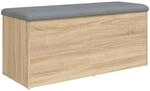 vidaXL Aufbewahrungsbank Sonoma-Eiche 102 x 42 x 45 cm Holzwerkstoff 835056
