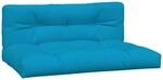 vidaXL Palettenkissen 2 Stk Blau Stoff 360737