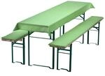 NYVI Bierbankauflagen Set 240x90cm Uni Gr&uuml;n