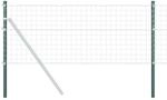vidaXL Zaunpfosten 12 Stk Gr&uuml;n 120 cm Pulverbeschichteter Stahl 42012732
