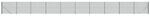 vidaXL Maschendrahtzaun mit Bodenflansch Gr&uuml;n 1,8x25 m 154157