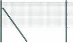 vidaXL Zaunpfosten Gr&uuml;n 25 x 0,4 m 25 x 25 mm Netz Stahl und PVC 3351712