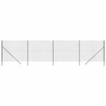 vidaXL Maschendrahtzaun Anthrazit 2x10 m Verzinkter Stahl 154214