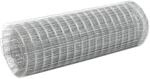 vidaXL Maschendraht Verzinkter Stahl 25x0,5 m Silbern 143617