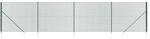 vidaXL Maschendrahtzaun mit Bodenh&uuml;lsen Gr&uuml;n 2,2x10 m 154103