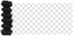 vidaXL Kettenzaun Grau 25 x 0,4 m Stahl 42004827