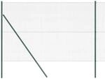 vidaXL Zaunpfosten Gr&uuml;n 25 x 1,5 m 19 x 19 mm Masche Stahl 3351739