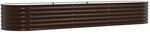 vidaXL Hochbeet Braun 320 x 80 x 44 cm Stahl 42008138